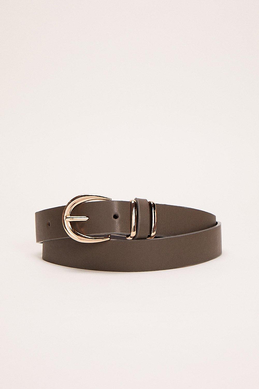 mixit leather skinny belt